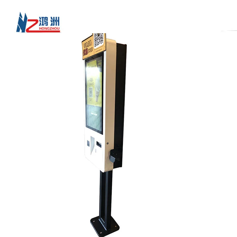 32 Inch Restaurants Self Service Cashless Machine Touch Screen Self Ordering Payment Kiosk