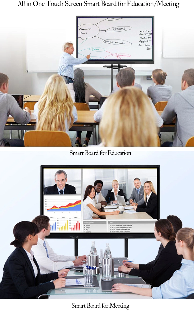 Nano Blackboard LED Touch Screen Smart Board Interactive Whiteboard Students Teachers Lesson Interaction