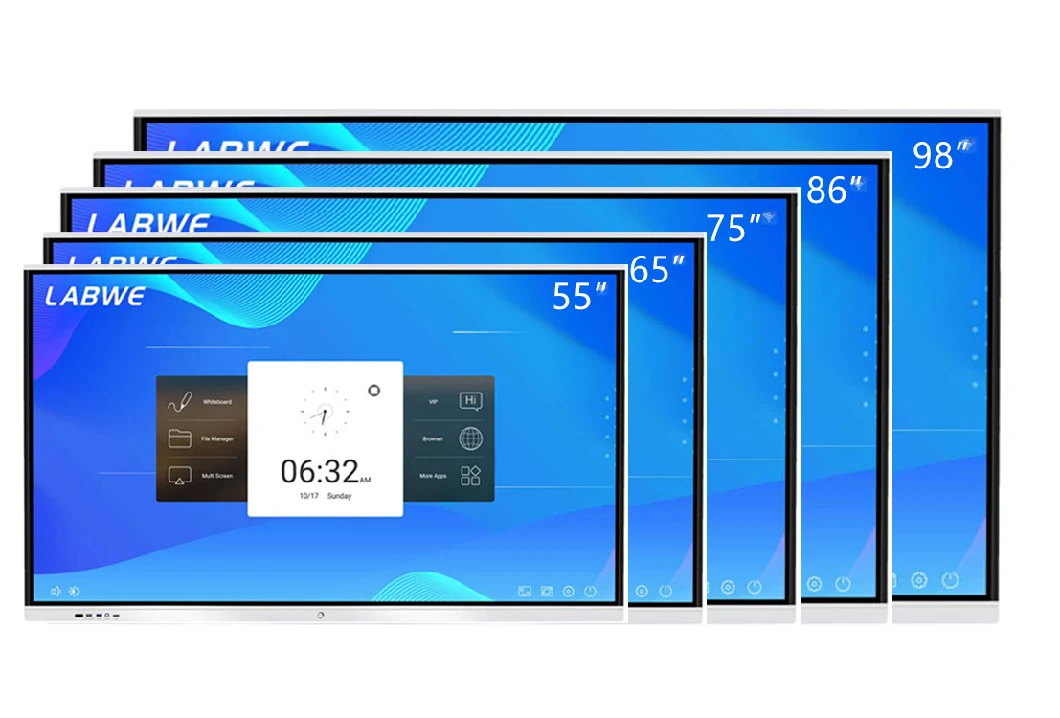 4K Interactive Flat Panel 86inch with Android Windows for Conference Presentaion