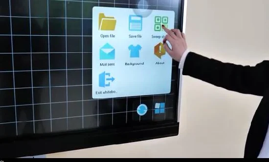 65-дюймовая интерактивная доска с сенсорным экраном, умная доска для образовательных встреч и совещаний