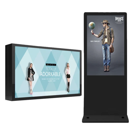 55-дюймовый ЖК-экран на открытом воздухе водонепроницаемый АЗС Digital Signage видеорекламный экран для АЗС
