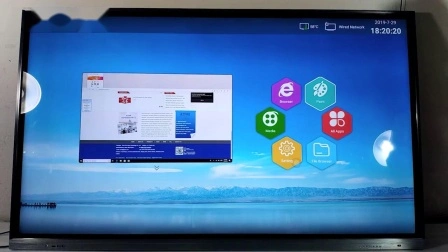 75-дюймовый интеллектуальный ЖК-монитор с сенсорным экраном для образования и конференций, Android, Windows, интерактивное устройство для доски