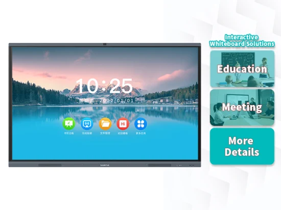 65-дюймовая цифровая доска Smart TV с разрешением 4K, интеллектуальная доска для онлайн-образовательных встреч