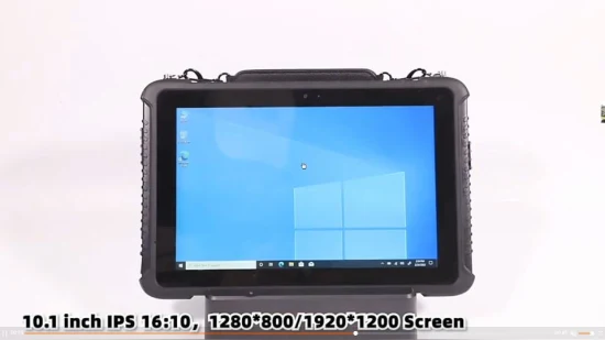 Компьютер промышленного транспортного средства Прочный планшетный ПК с экраном 10,1 дюйма и операционной системой Win 10 PRO